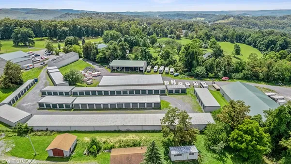 Aerial View of storage facility.