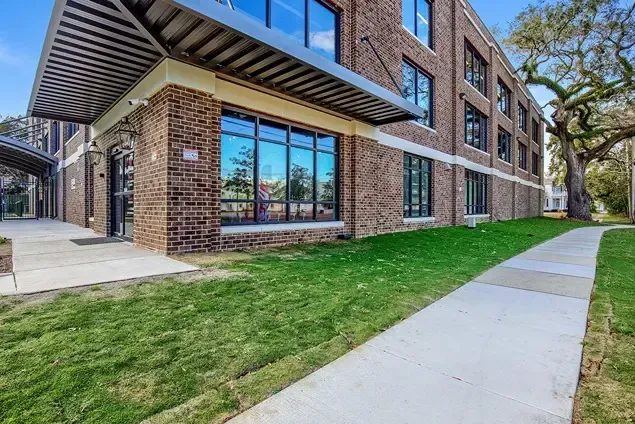 Windows of a storage facility
