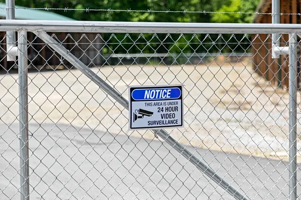 Camera warning sign.