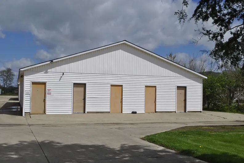 Small locker storage units.