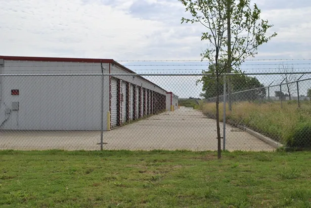 Secure gated storage facility.