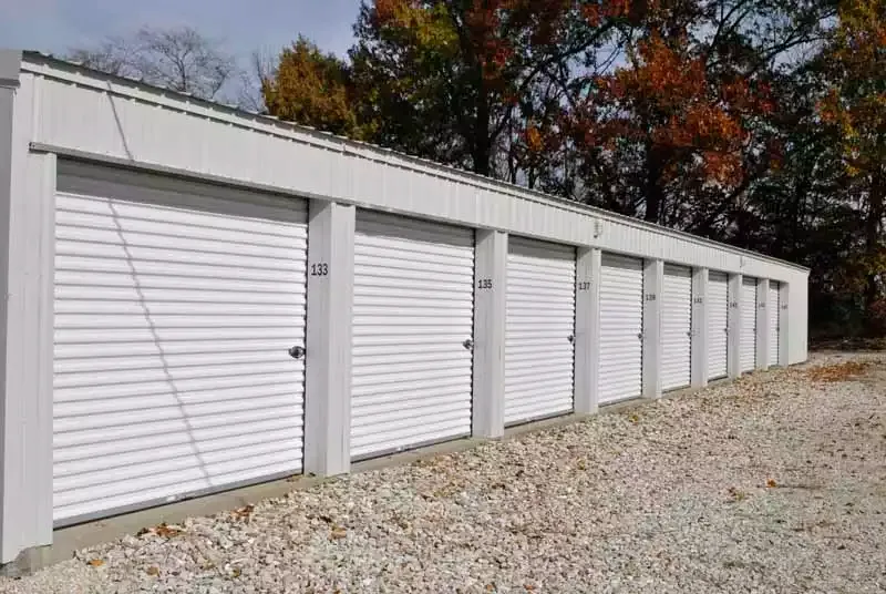 Storage units in Pittsfield, IL.