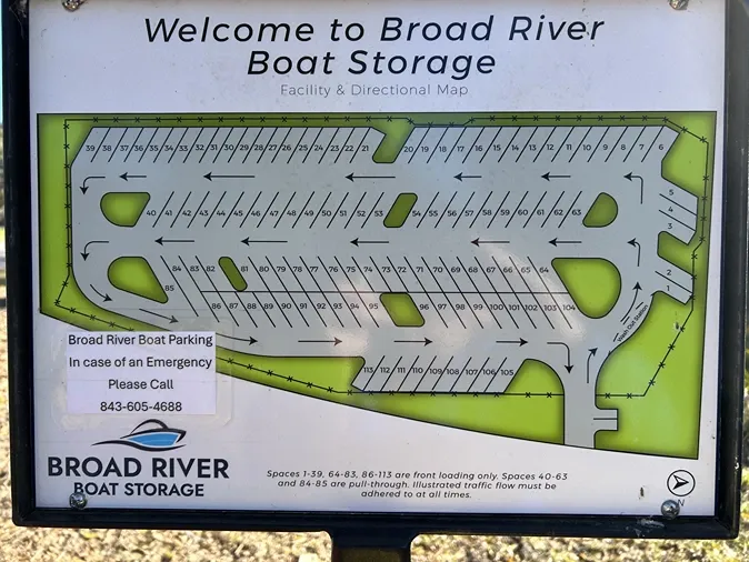 Facility directional map.