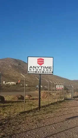Bisbee anytime storage sign.