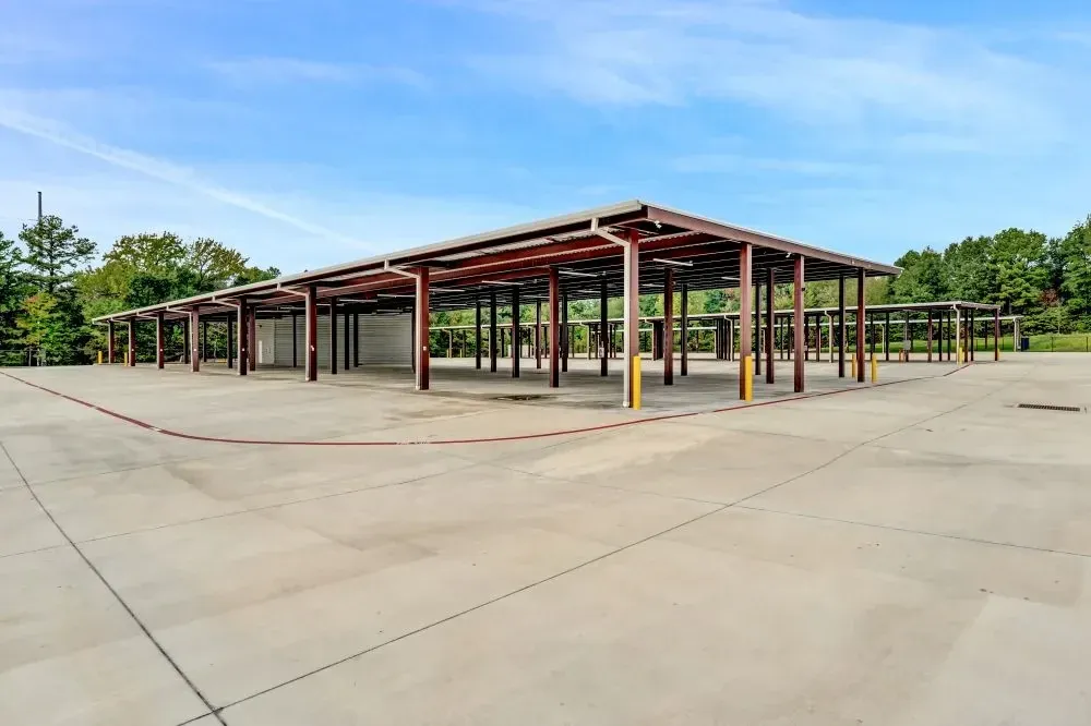 Covered storage at Superior Storage.