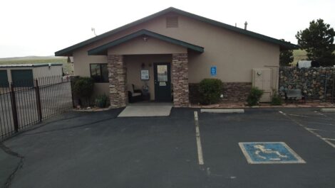 front office of a storage facility